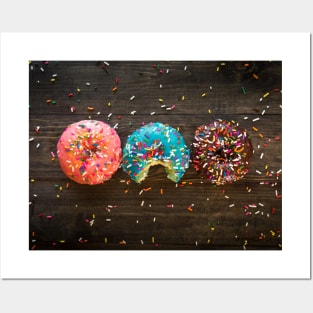 Three Donuts Posters and Art